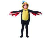 Kostým na karneval - tukan, 80 - 92 cm