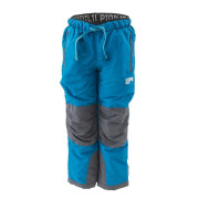 Outdoorové kalhoty podšité bavlnou modrá Vel. 110