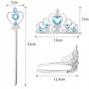 Dětský kostým s flitry Elsa