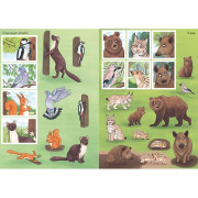Svět zvířat v samolepkách Zvířata v lese a na louce 