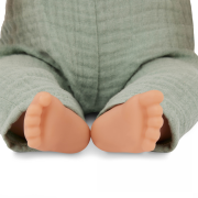 Panenka 35 cm v overalu s čelenkou LullaBaby