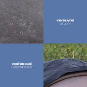 Pláštěnka na kočárek univerzální exclusive Black Zopa