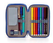 Školní pouzdro 3-patra plněné Pegas Emipo