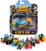 Bugs Racings  -  foukni a jeď se samolepkou a terčem