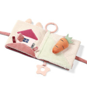 Senzorická látková knížka Rabbit Karo pro miminka BabyOno
