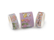 Ozdobná lepicí páska dětské motivy sada Washi 