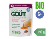 Good Gout BIO Dýňová polévka s červenou čočkou a lískovými oříšky (190 g)