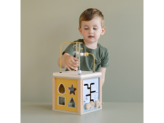 Kostka s aktivitami dřevěná Husa