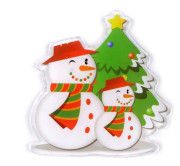 Vánoční gelové samolepky na okno