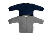 Kabátek fleece podšitý na zip teplý Baby Service