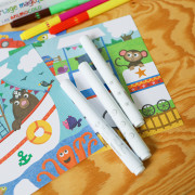 Tvoření magickými fixy Cestování Créa Lign