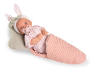 Realistická panenka s měkkým látkovým tělem 27 cm Petit 12442 Antonio Juan