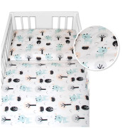 3-dílná sada Mantinel s povlečením Srnečci bílá 120x90 cm Baby Nellys 