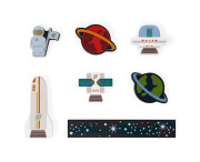 Dřevěná stavebnice Vesmír 36 ks Janod