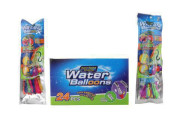 Vodní bomby 37 balonků naplněných za 60 sekund bez vázání