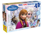 Frozen Puzzle Maxi 60 Elsa a Anna oboustranné 70x50 cm