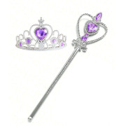 Locika sada doplňků Princezna s korunkou a žezlem FunCo