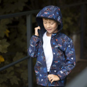 Dětská softshellová bunda Duo Play and go - modrá ESITO 