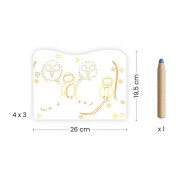 Kouzelné vybarvování Sova a přátelé Djeco