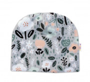 Dvouvrstvá čepice + šátek Palouček, mátová Baby Nellys 