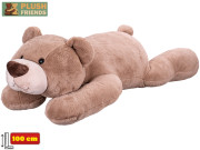 Medvěd plyšový 100 cm ležící 0 m+Plush Friends