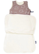 Merino spací pytel se zipem na boku ovečky hnědé