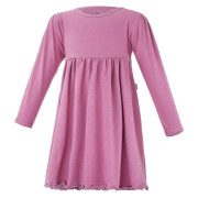 Šaty tenké s dlouhým rukávem Outlast® UV 50+ tm. starorůžové Little Angel