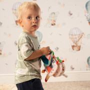 Vzdělávací, plyšová a šustící knížka, Slon Akuku