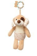 Plyšová hračka Baby Mix pejsek hnědý