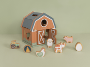 Domek s vkládacími tvary dřevěný Farma Little Dutch