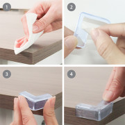 Ochrana rohů nábytku transparentní 12 ks Babyono