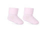 Kojenecké ponožky ohrnovací růžové Be Snazzy