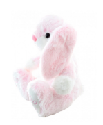 Plyšový králík růžový 23 cm