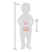 Nasazování na tyč Věž růžová small foot