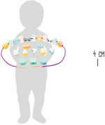 Navlékání korálků v pastelových barvách small foot