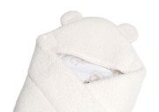 Beránková zavinovačka s kapucí bavlna/beránek Teddy