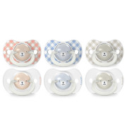 Šidítko fyziologické Den & Noc silikon Wild & Free 0-6 m 2 ks Suavinex 