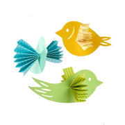 Kreativní sada První skládání Ptáčci závěsní Craft Kit Haba