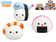 Squishy Sushi Kawaii kamarád 5 cm – mačkací antistresová hračka 1 ks