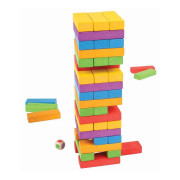 Barevná Jenga Bigjigs Toys