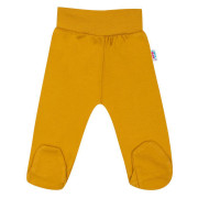 Kojenecké polodupačky New Baby Classic II Hořčicové