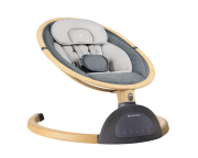 Houpací lehátko elektrické Ashlee Dark Grey KikkaBoo