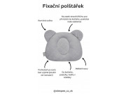 Fixační polštář Royal Baby Teddy Bear Sleepee Green