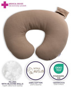 Mušelínový polohovací polštář MiniRelax 140 cm Babymatex