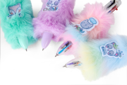 Tužka s 6 barvami - plyšová