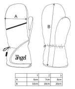 Rukavice s palcem Outlast® Vel. 1 (1-2 roky)-  Černá/Výšivka šedá 