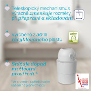 Koš na plenky teleskopický Odour Off na odstranění zápachu Chicco 