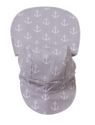 Čepice Pirát kšilt Kotva Šedá MKCool