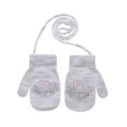 Palcové rukavičky se šňůrkou Princess 2–3 roky