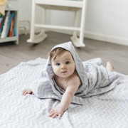 Mušelínová osuška Blenker s kapucí 100x70 cm KipKep